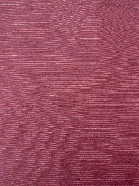 画像5: N0814C  女性用 紬  シルク(正絹)  淡い えんじ, 縞 【中古】 【USED】 【リサイクル】 ★★★☆☆ (5)