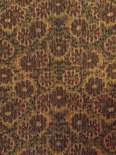 画像7: N0814D Mint  女性用 織  シルク（正絹）  黄み 茶色, 菊 【中古】 【USED】 【リサイクル】 ★★★★☆ (7)