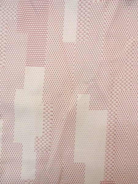 画像3: N0814G  女性用 織  シルク(正絹)   アイボリー, 小さな点々 【中古】 【USED】 【リサイクル】 ★★★☆☆ (3)