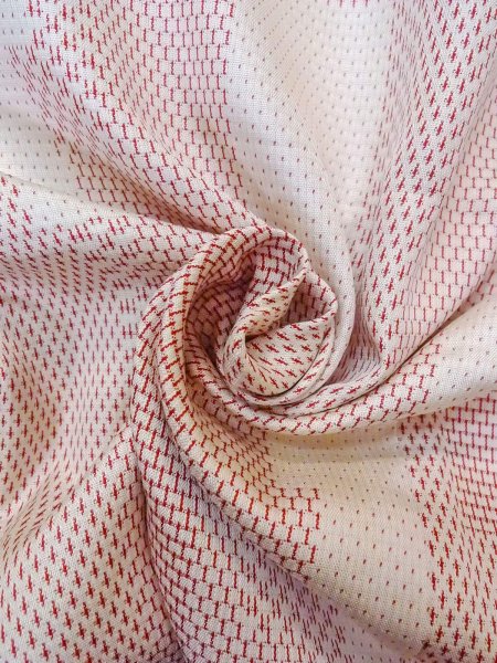 画像12: N0814G  女性用 織  シルク(正絹)   アイボリー, 小さな点々 【中古】 【USED】 【リサイクル】 ★★★☆☆ (12)