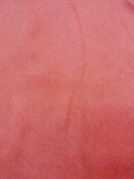 画像3: N0814K  女性用 江戸小紋 鮫小紋 シルク(正絹)   珊瑚色,  【中古】 【USED】 【リサイクル】 ★★★☆☆ (3)