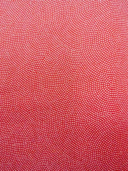 画像6: N0814K  女性用 江戸小紋 鮫小紋 シルク(正絹)   珊瑚色,  【中古】 【USED】 【リサイクル】 ★★★☆☆ (6)