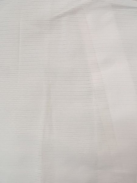 画像3: N0814X  女性用 襦袢  シルク（正絹）   白, 縞 【中古】 【USED】 【リサイクル】 ★★★☆☆ (3)