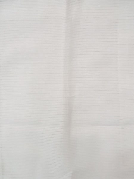 画像4: N0814X  女性用 襦袢  シルク（正絹）   白, 縞 【中古】 【USED】 【リサイクル】 ★★★☆☆ (4)