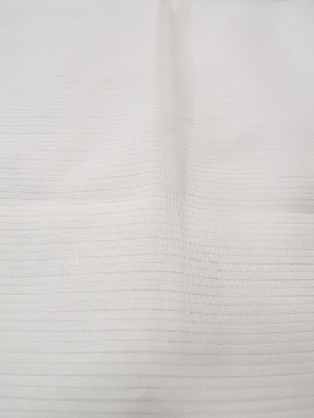 画像10: N0814X  女性用 襦袢  シルク（正絹）   白, 縞 【中古】 【USED】 【リサイクル】 ★★★☆☆ (10)