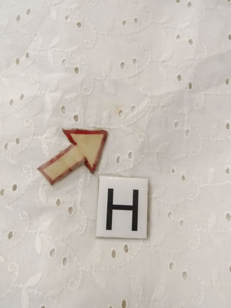 画像22: N0814Y  女性用 襦袢 レース襦袢 綿   オフ ホワイト, 花 【中古】 【USED】 【リサイクル】 ★☆☆☆☆ (22)