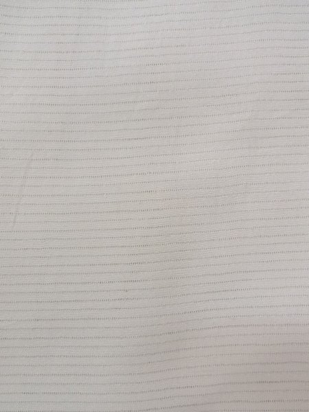 画像6: N0814Z  女性用 襦袢 前身頃の端に折り返し縫いなし シルク(正絹)   アイボリー, 縞 【中古】 【USED】 【リサイクル】 ★☆☆☆☆ (6)