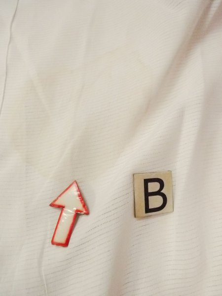 画像14: N0814Z  女性用 襦袢 前身頃の端に折り返し縫いなし シルク(正絹)   アイボリー, 縞 【中古】 【USED】 【リサイクル】 ★☆☆☆☆ (14)