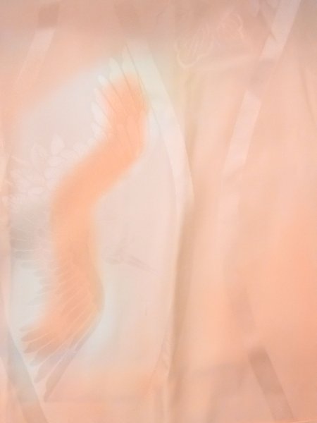 画像3: N0815A Mint  女性用 襦袢  シルク(正絹)  光沢のある 珊瑚色, 菊 【中古】 【USED】 【リサイクル】 ★★★★☆ (3)