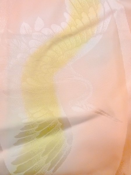 画像5: N0815A Mint  女性用 襦袢  シルク(正絹)  光沢のある 珊瑚色, 菊 【中古】 【USED】 【リサイクル】 ★★★★☆ (5)