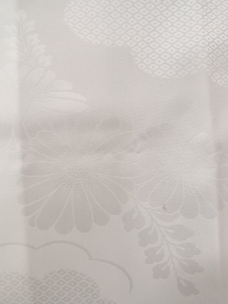 画像6: N0815D  女性用 襦袢  化繊  光沢のある 白,  【中古】 【USED】 【リサイクル】 ★★☆☆☆ (6)