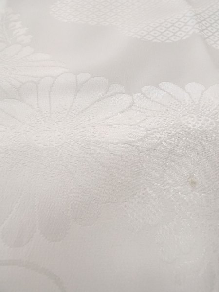 画像9: N0815D  女性用 襦袢  化繊  光沢のある 白,  【中古】 【USED】 【リサイクル】 ★★☆☆☆ (9)