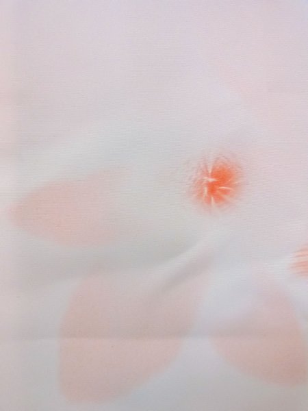 画像6: N0815E  女性用 襦袢  化繊  淡い 桃色, 花 【中古】 【USED】 【リサイクル】 ★★☆☆☆ (6)