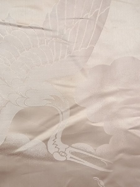 画像7: N0827A  女性用 掛下  シルク（正絹）   白,  【中古】 【USED】 【リサイクル】 ★★☆☆☆ (7)