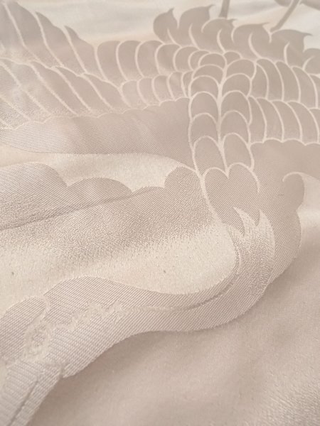 画像11: N0827A  女性用 掛下  シルク（正絹）   白,  【中古】 【USED】 【リサイクル】 ★★☆☆☆ (11)