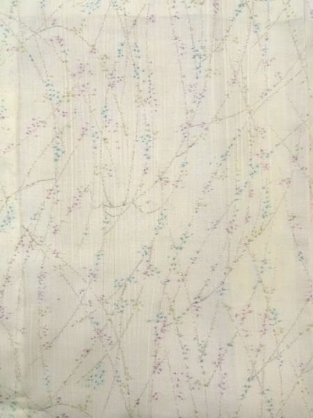 画像4: N0906D Mint  女性用 小千谷縮  麻   アイボリー, 草 【中古】 【USED】 【リサイクル】 ★★★★☆ (4)