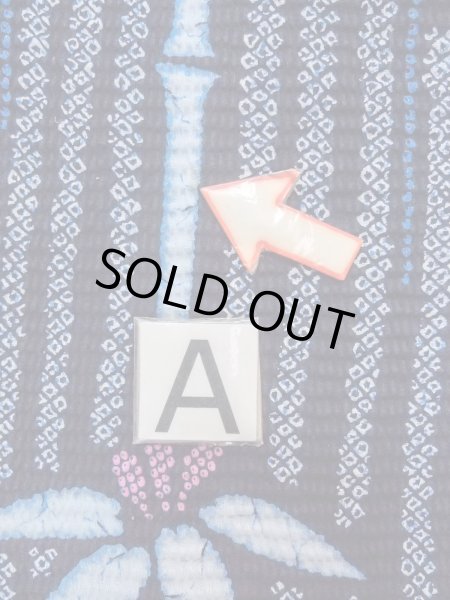 画像14: N0906E  女性用 浴衣（日本製）  綿   藍, 花 【中古】 【USED】 【リサイクル】 ★★★☆☆ (14)