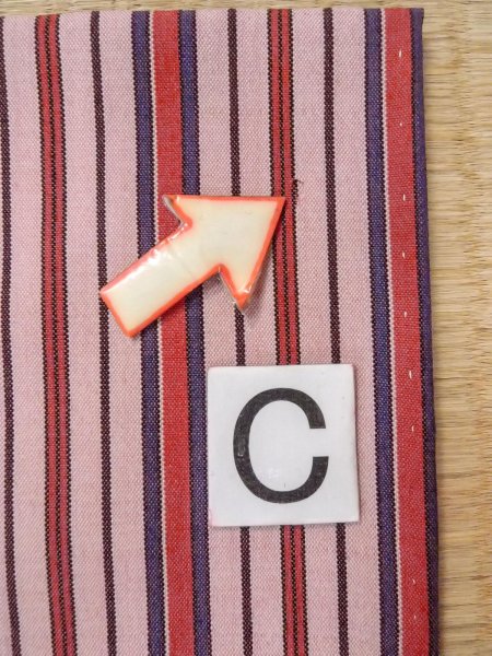 画像16: N0906F  女性用 単衣  ウール  灰色がかった 桃色, 縞 【中古】 【USED】 【リサイクル】 ★☆☆☆☆ (16)