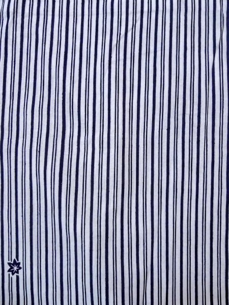 画像4: N0906K  女性用 浴衣（日本製）  綿   白, もみじ 【中古】 【USED】 【リサイクル】 ★☆☆☆☆ (4)