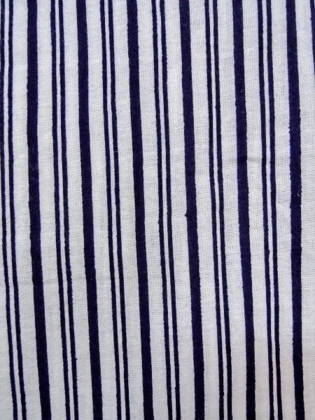 画像6: N0906K  女性用 浴衣（日本製）  綿   白, もみじ 【中古】 【USED】 【リサイクル】 ★☆☆☆☆ (6)