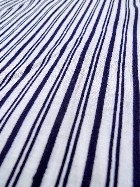 画像10: N0906K  女性用 浴衣（日本製）  綿   白, もみじ 【中古】 【USED】 【リサイクル】 ★☆☆☆☆ (10)