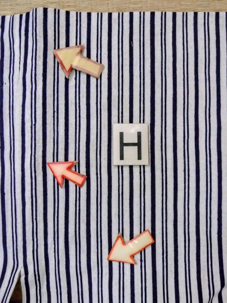 画像21: N0906K  女性用 浴衣（日本製）  綿   白, もみじ 【中古】 【USED】 【リサイクル】 ★☆☆☆☆ (21)