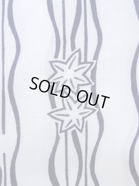 画像5: N0906M  女性用 浴衣（日本製）  綿   白, もみじ 【中古】 【USED】 【リサイクル】 ★★★☆☆ (5)