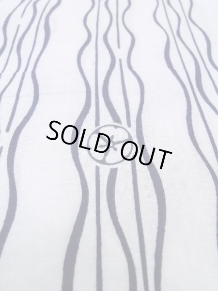 画像9: N0906M  女性用 浴衣（日本製）  綿   白, もみじ 【中古】 【USED】 【リサイクル】 ★★★☆☆ (9)