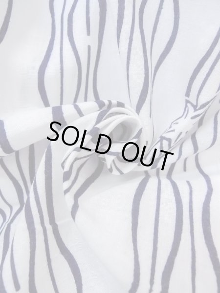 画像12: N0906M  女性用 浴衣（日本製）  綿   白, もみじ 【中古】 【USED】 【リサイクル】 ★★★☆☆ (12)