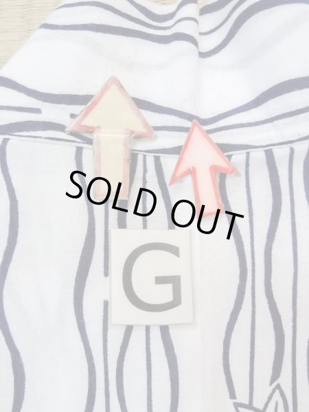 画像20: N0906M  女性用 浴衣（日本製）  綿   白, もみじ 【中古】 【USED】 【リサイクル】 ★★★☆☆ (20)