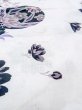 画像10: N0906N  女性用 浴衣（海外製） 毬 綿   白, 花 【中古】 【USED】 【リサイクル】 ★★★☆☆ (10)