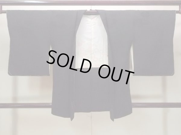 画像1: N0906Q Mint  女性用 羽織  シルク（正絹）   黒,  【中古】 【USED】 【リサイクル】 ★★★★☆ (1)