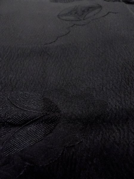 画像11: N0906Q Mint  女性用 羽織  シルク（正絹）   黒,  【中古】 【USED】 【リサイクル】 ★★★★☆ (11)