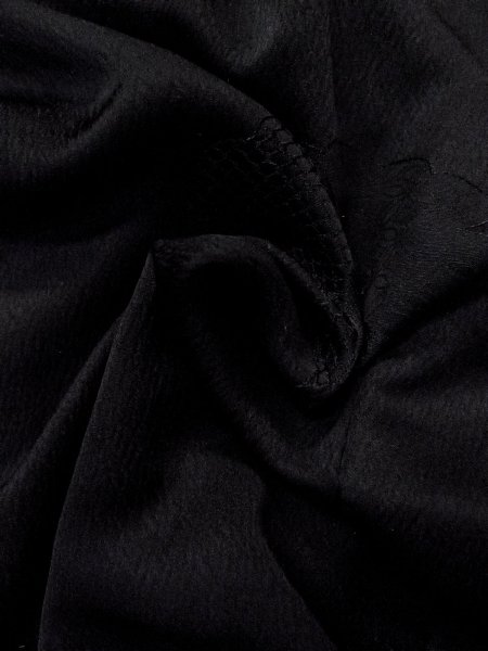 画像12: N0906Q Mint  女性用 羽織  シルク（正絹）   黒,  【中古】 【USED】 【リサイクル】 ★★★★☆ (12)