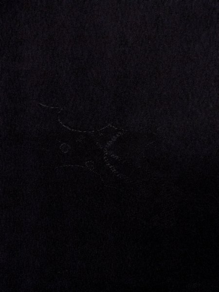 画像8: N0906R  女性用 羽織  シルク（正絹）   黒,  【中古】 【USED】 【リサイクル】 ★★★☆☆ (8)