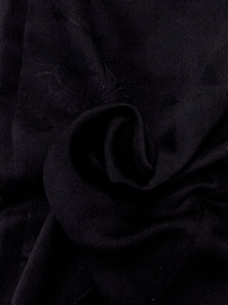 画像13: N0906R  女性用 羽織  シルク（正絹）   黒,  【中古】 【USED】 【リサイクル】 ★★★☆☆ (13)