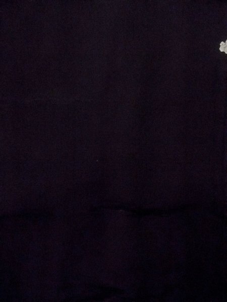 画像4: N0906T  女性用 羽織  シルク（正絹）   黒,  【中古】 【USED】 【リサイクル】 ★★★☆☆ (4)