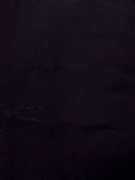 画像8: N0906T  女性用 羽織  シルク（正絹）   黒,  【中古】 【USED】 【リサイクル】 ★★★☆☆ (8)