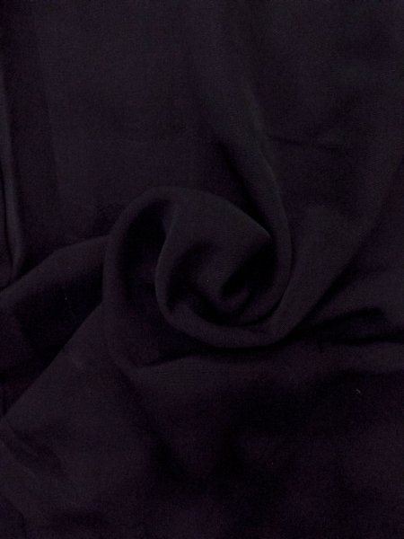 画像13: N0906T  女性用 羽織  シルク（正絹）   黒,  【中古】 【USED】 【リサイクル】 ★★★☆☆ (13)