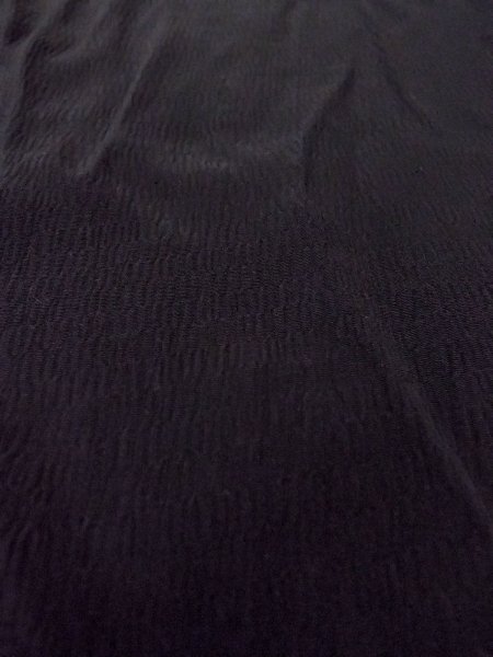 画像9: N0906U  女性用 羽織  シルク(正絹)   黒,  【中古】 【USED】 【リサイクル】 ★★★☆☆ (9)