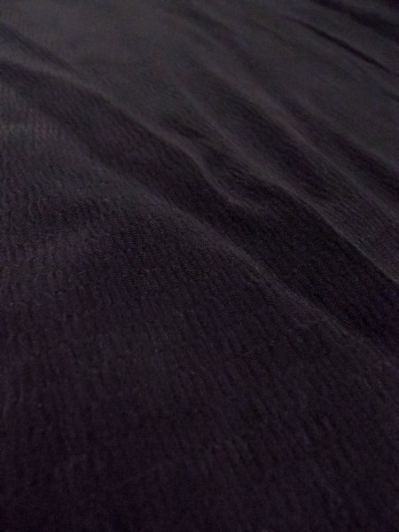 画像10: N0906U  女性用 羽織  シルク(正絹)   黒,  【中古】 【USED】 【リサイクル】 ★★★☆☆ (10)