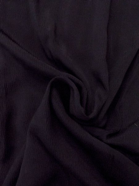 画像11: N0906U  女性用 羽織  シルク(正絹)   黒,  【中古】 【USED】 【リサイクル】 ★★★☆☆ (11)