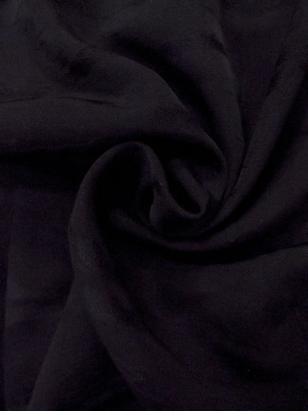 画像13: N0906X  女性用 羽織  シルク(正絹)   黒,  【中古】 【USED】 【リサイクル】 ★★★☆☆ (13)