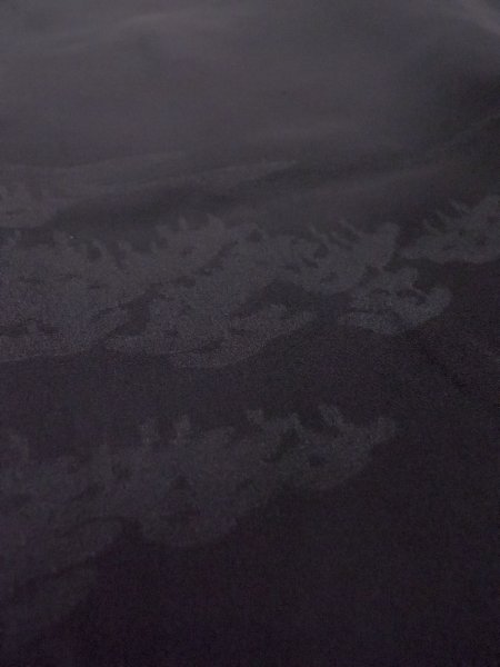 画像10: N0906Z  女性用 羽織  シルク(正絹)   黒,  【中古】 【USED】 【リサイクル】 ★★★☆☆ (10)