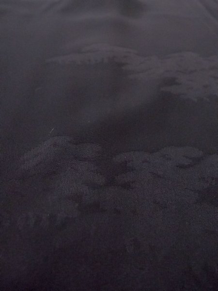 画像11: N0906Z  女性用 羽織  シルク(正絹)   黒,  【中古】 【USED】 【リサイクル】 ★★★☆☆ (11)