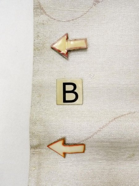 画像15: N0913M 袋帯 女性用着物 シルク(正絹)   銀色 花 【中古】 【USED】 【リサイクル】 ★★☆☆☆ (15)