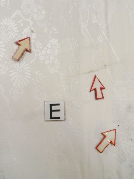 画像16: N0913X 袋帯 女性用着物 シルク(正絹) 薄い 灰色がかった オフ ホワイト 菊 【中古】 【USED】 【リサイクル】 ★★☆☆☆ (16)