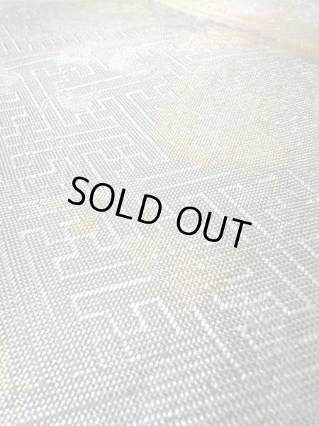 画像9: N0913Z 袋帯 女性用着物 シルク(正絹)  光沢のある 銀色 唐花 【中古】 【USED】 【リサイクル】 ★★★★☆ (9)