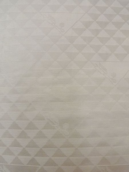 画像12: N0914C 袋帯 女性用着物 シルク(正絹)   銀色 唐花 【中古】 【USED】 【リサイクル】 ★★★★☆ (12)