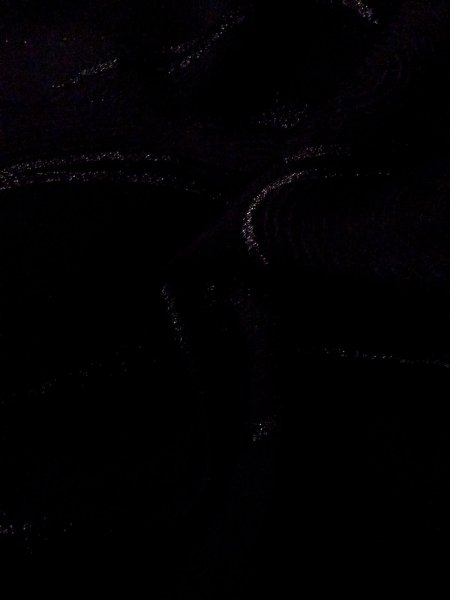 画像11: N0920G  女性用 羽織  シルク（正絹）   黒, 流水 【中古】 【USED】 【リサイクル】 ★★☆☆☆ (11)